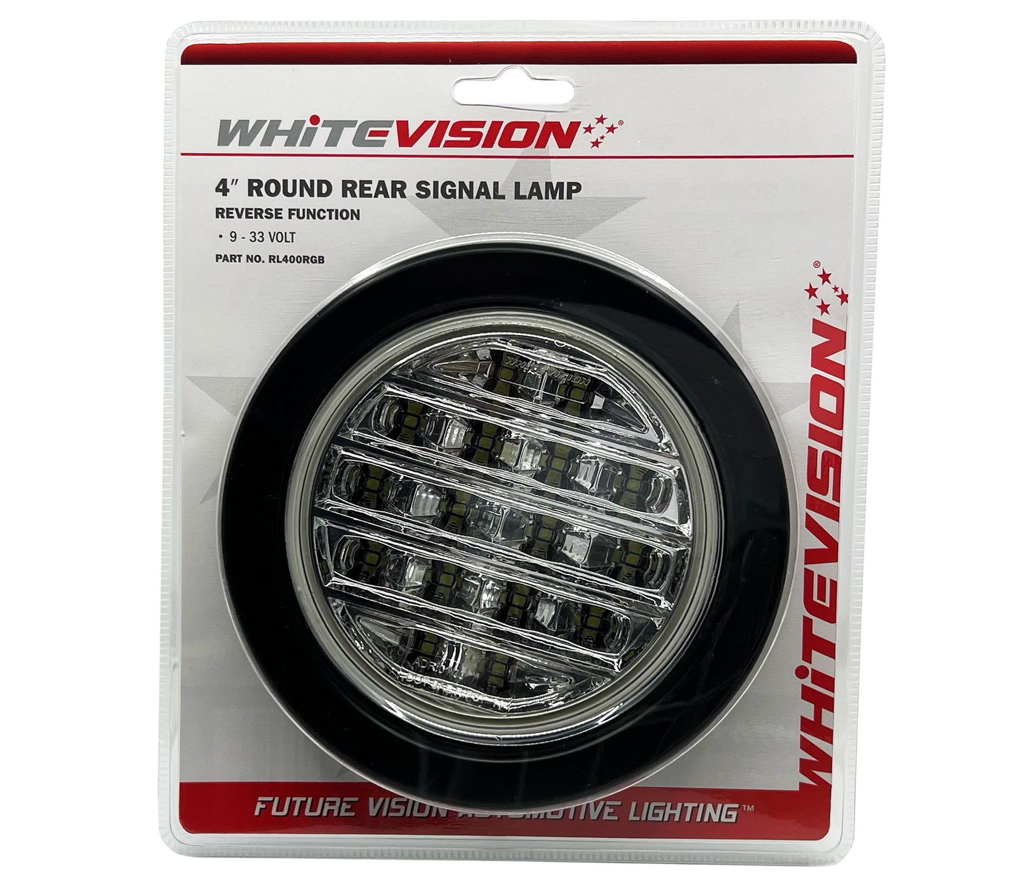 LED Clear Lens 4" Round Reverse