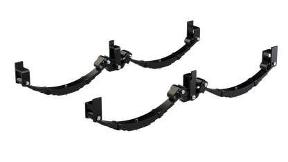 LoadForce 60mm 7 Leaf Roller Rocker Kit - 3500kg - 15-16" Wheels - Black