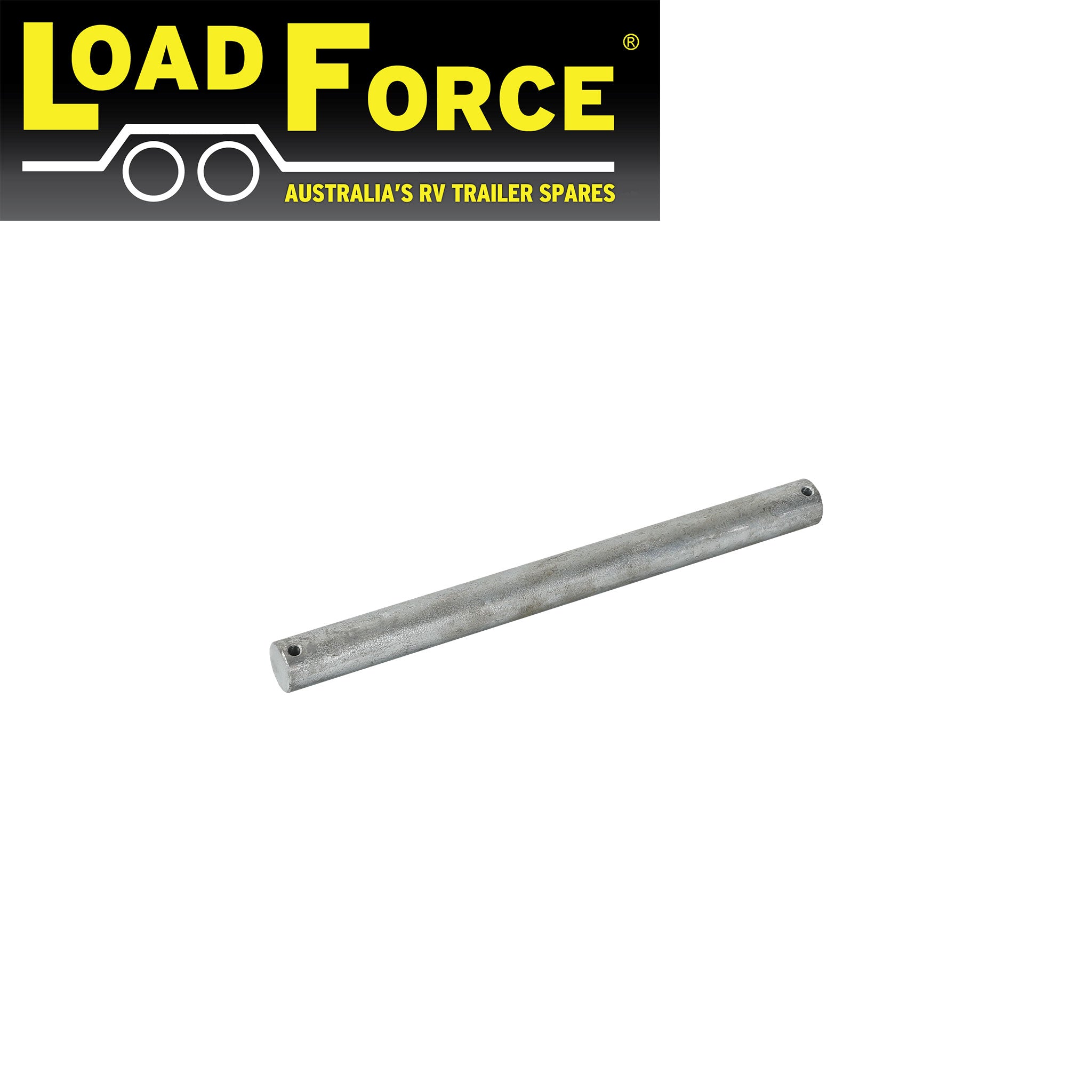 Boat Trailer Roller Spindle 20x240mm Galvanised