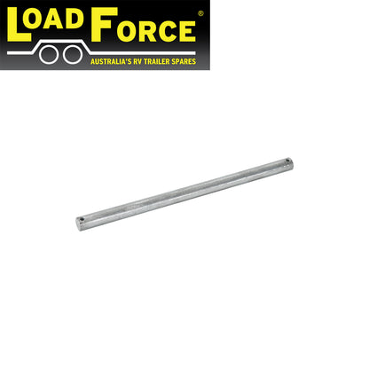 Boat Trailer Roller Spindle 16x279mm Galvanised - Trailer Spares Direct