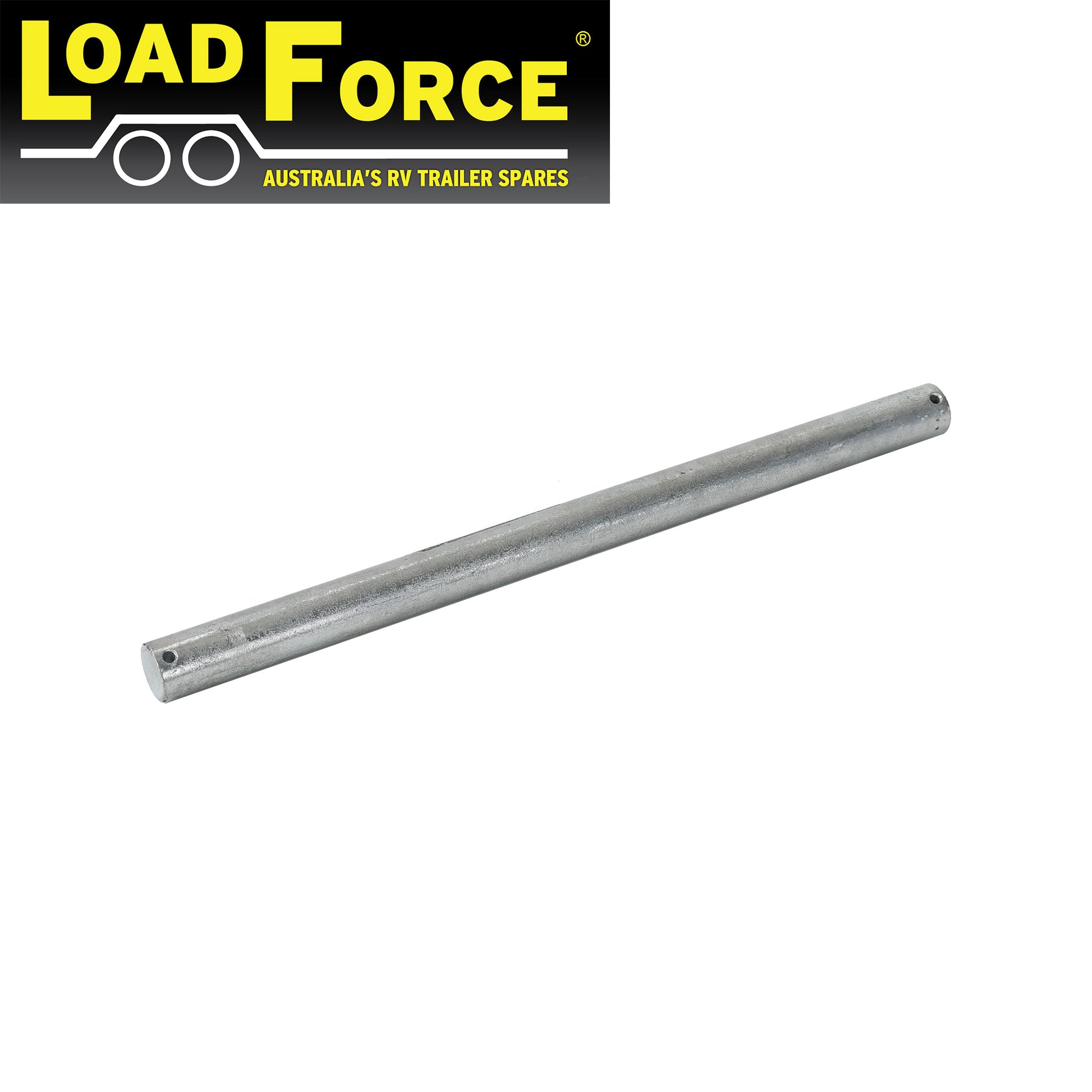 Boat Trailer Roller Spindle 23x358mm Galvanised - Trailer Spares Direct