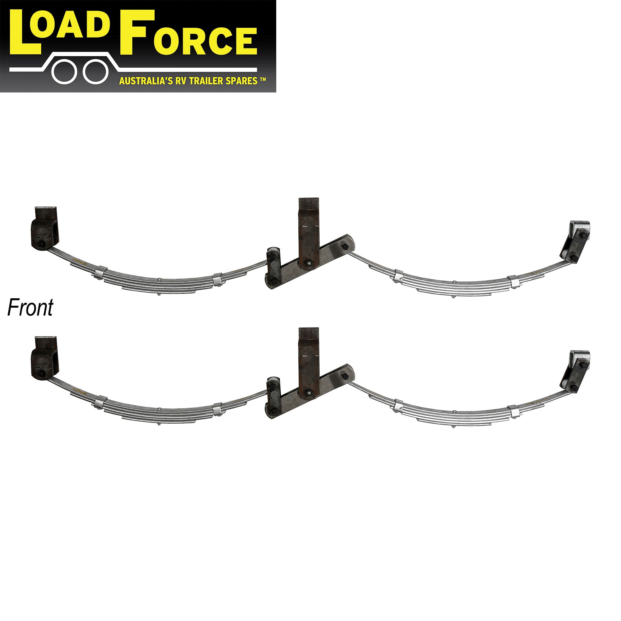 Rocker spring kit tandem axle rating 2600kg