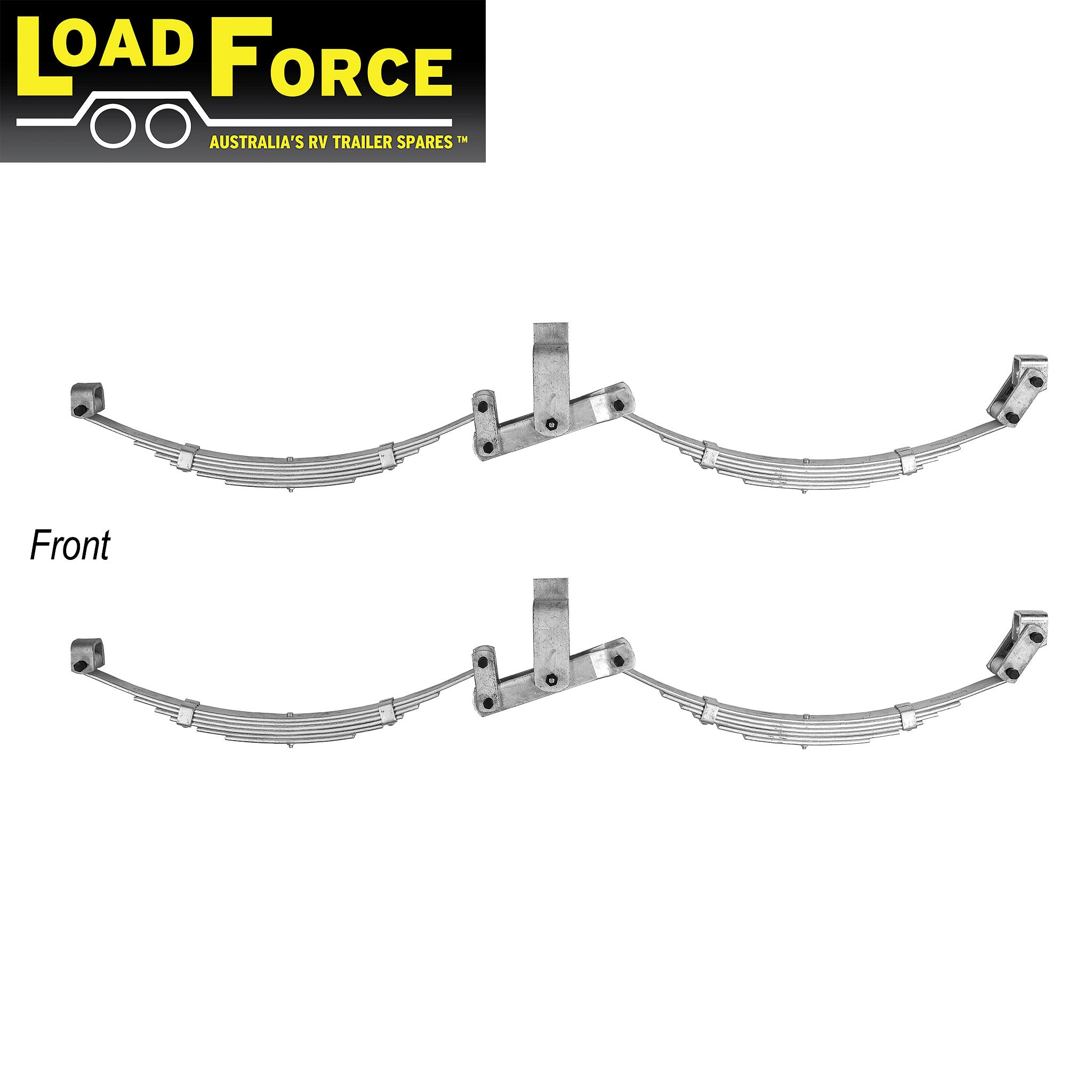 Rocker spring kit dacromet tandem axle rating 3000kg