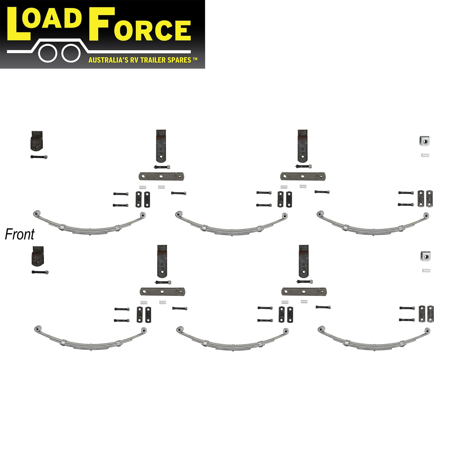 Rocker spring kit tri-axle rating 3300kg - Trailer Spares Direct