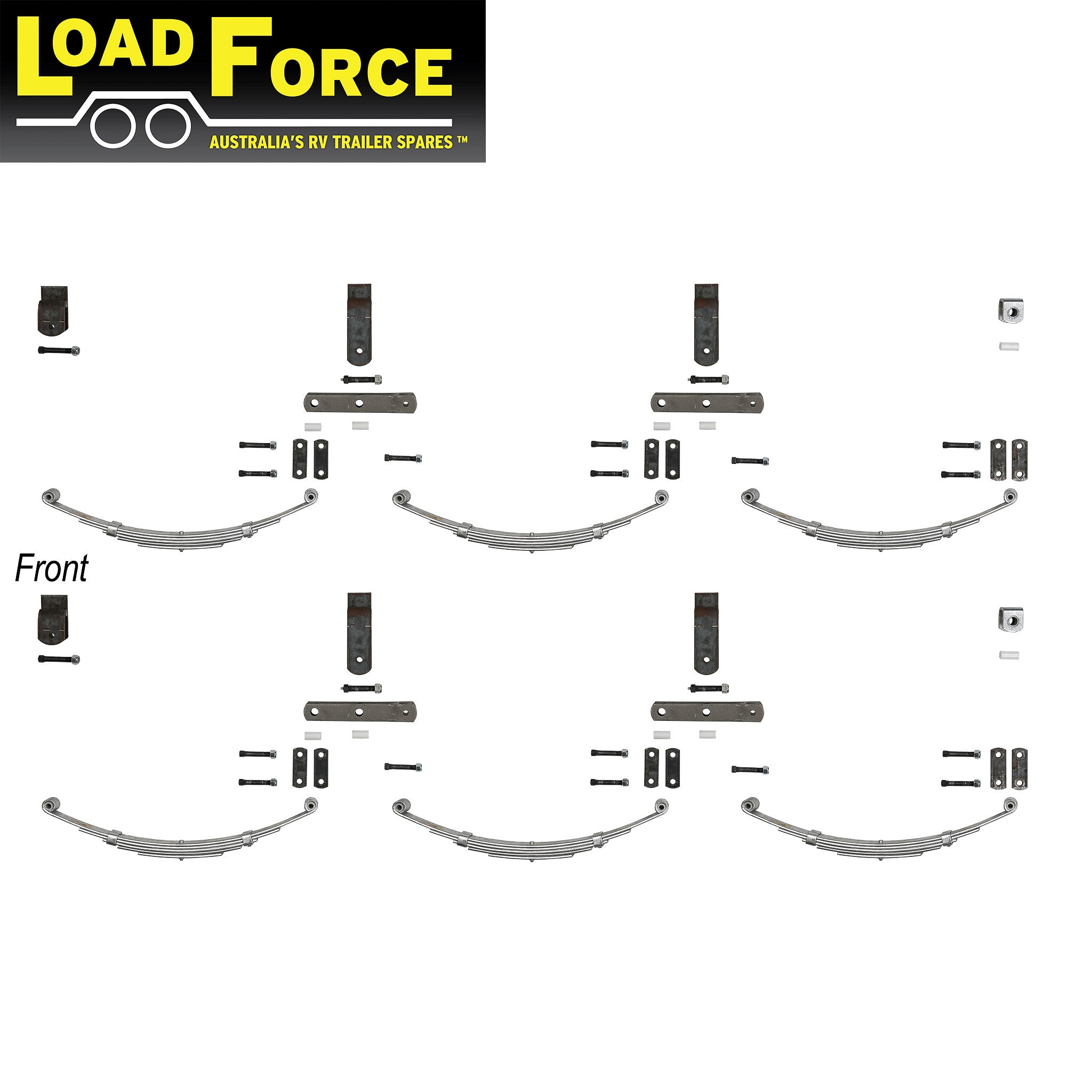Rocker spring kit tri-axle rating 3900kg