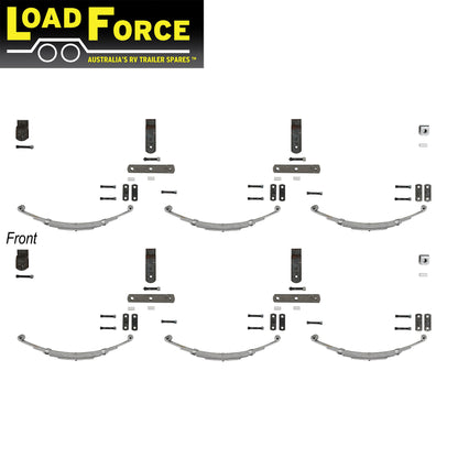 Rocker spring kit tri-axle rating 3900kg - Trailer Spares Direct