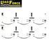 Rocker spring kit tri-axle rating 3900kg
