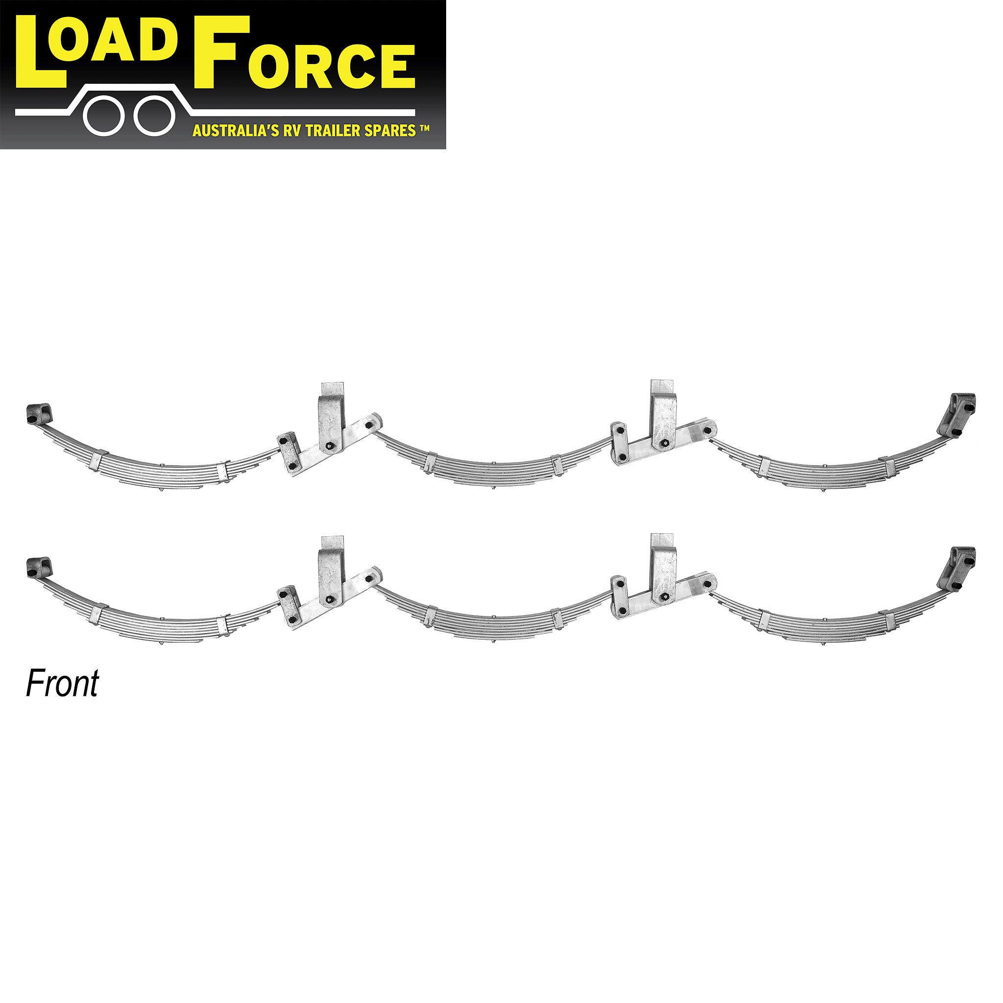 Rocker spring kit dacromet tri-axle rating 5100kg