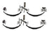 Rocker spring kit 5400kg 60mm wide for tandem trailer