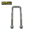 Rated 1/2in U-bolt 45mm square x 150mm long - Dacromet