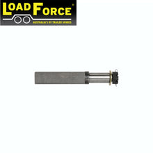 Stub Axle 50mm square 14 inch long HDP Bearing Profile - Trailer Spares Direct
