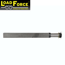 Stub Axle 50mm square 25 inch long HDP Bearing Profile - Trailer Spares Direct