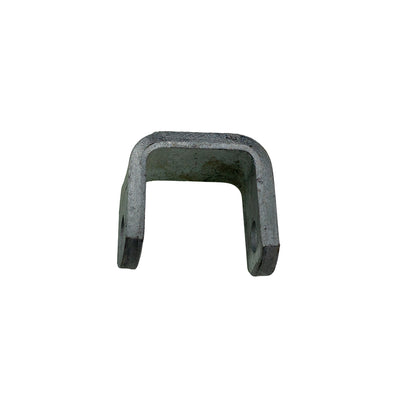 Spring hanger for 45mm wide trailer springs x 9/16 inch galvanised - Trailer Spares Direct