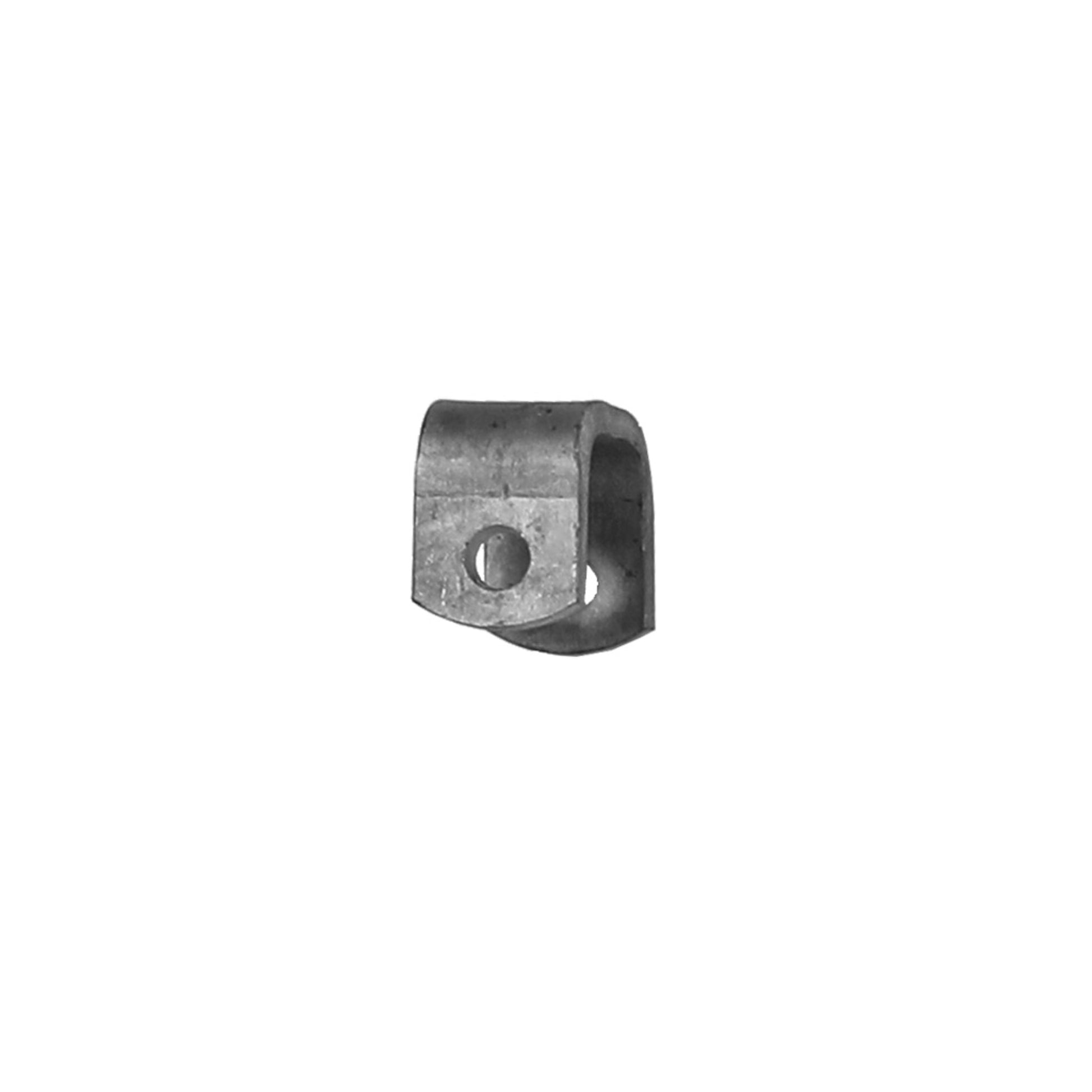 Spring hanger for 45mm wide trailer springs x 9/16 inch galvanised - Trailer Spares Direct