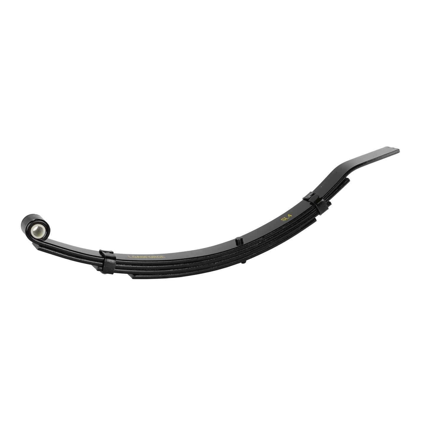 LoadForce 1100kg 710mm - 45mm x 8mm Slipper Spring 4 Leaf Black