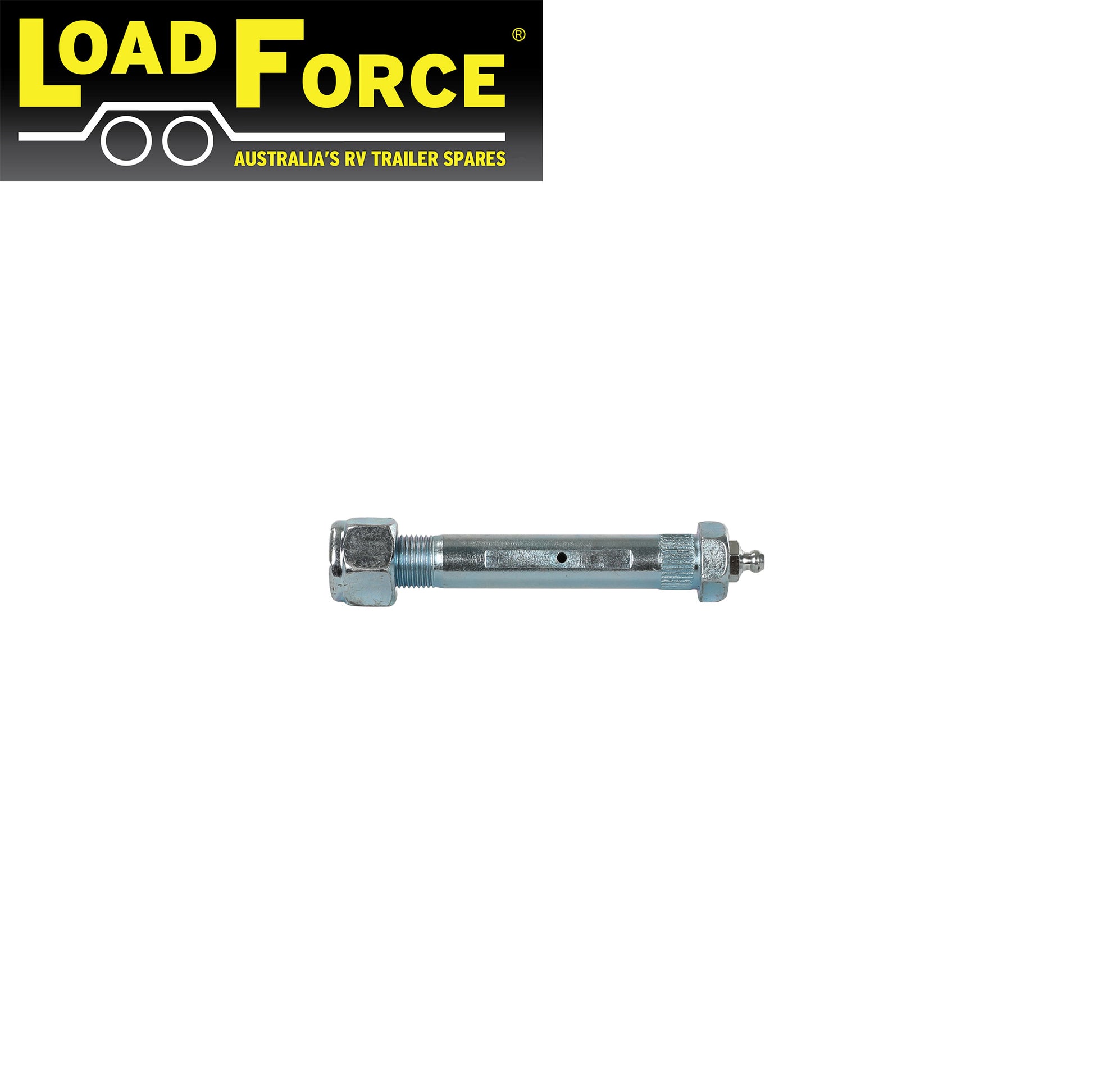 16mm Greaseable shackle pin for 60mm wide trailer springs - Trailer Spares Direct