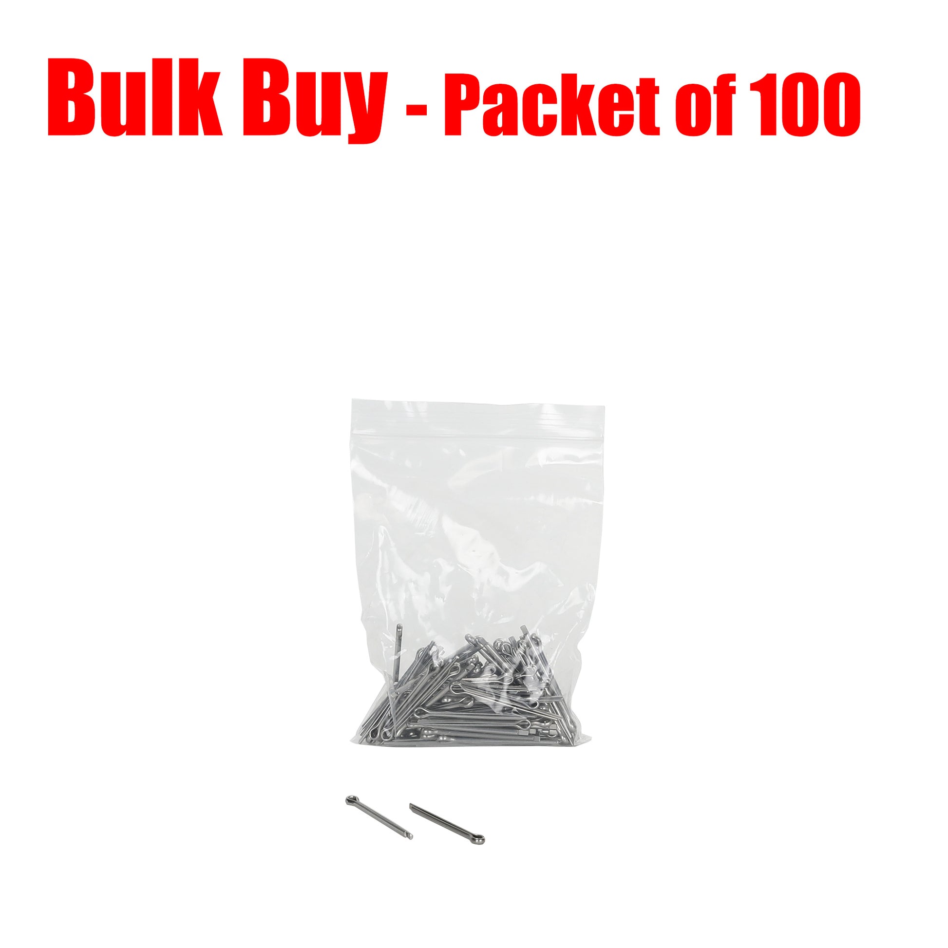 Split Pin Stainless Steel 3.2x40mm. Pack of 100. - Trailer Spares Direct