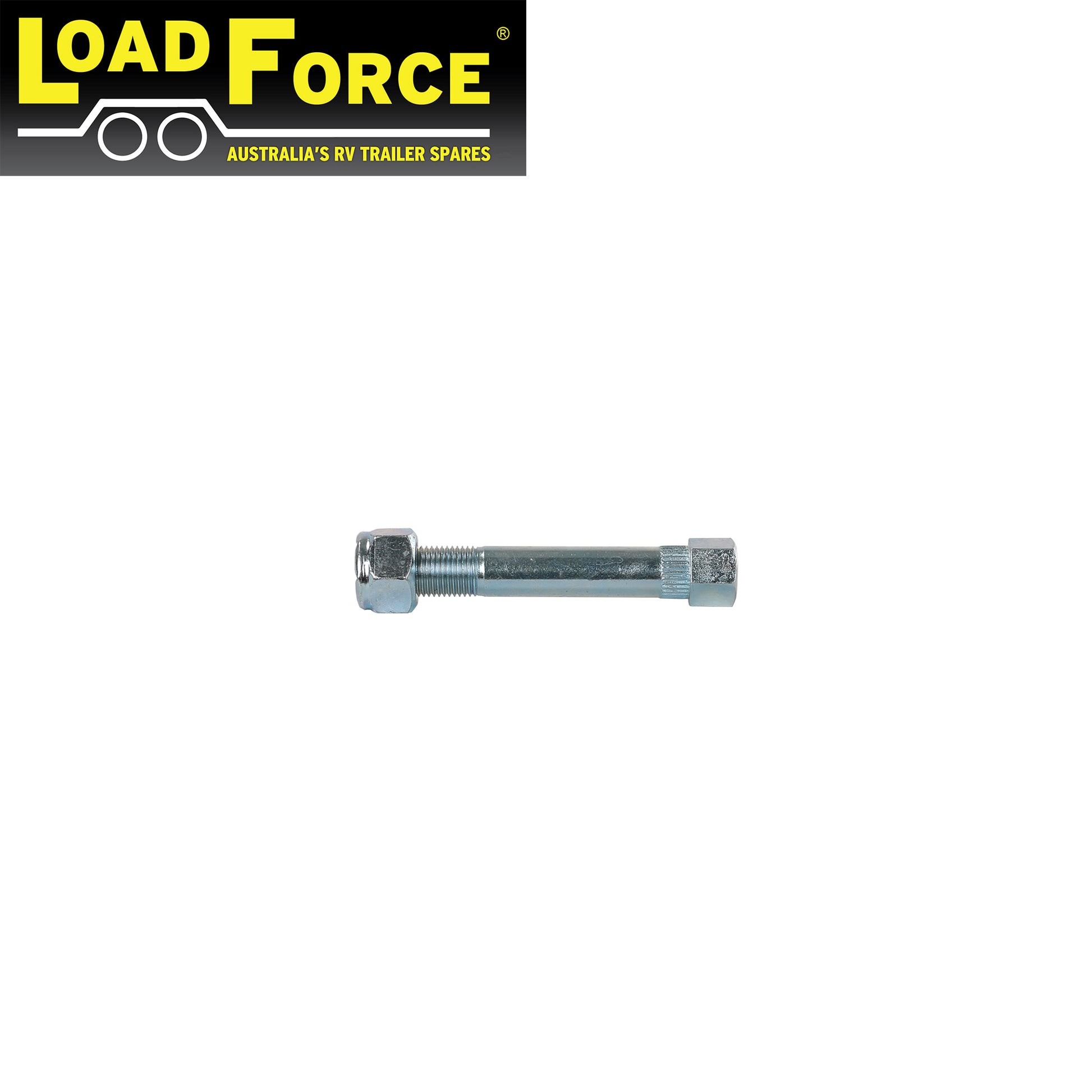 9/16 trailer shackle pin and nut for 45mm wide spring - Trailer Spares Direct
