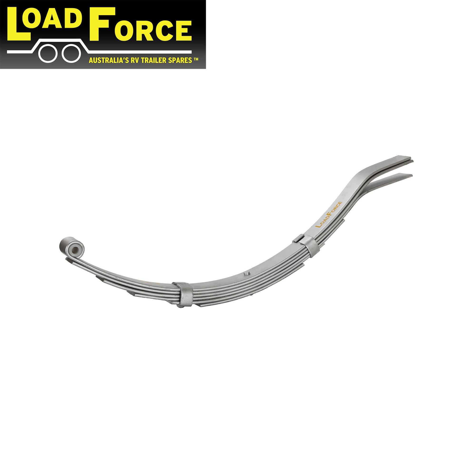 Slipper Spring 6 Leaf Dacromet (1200kg rated per pair) - Trailer Spares Direct