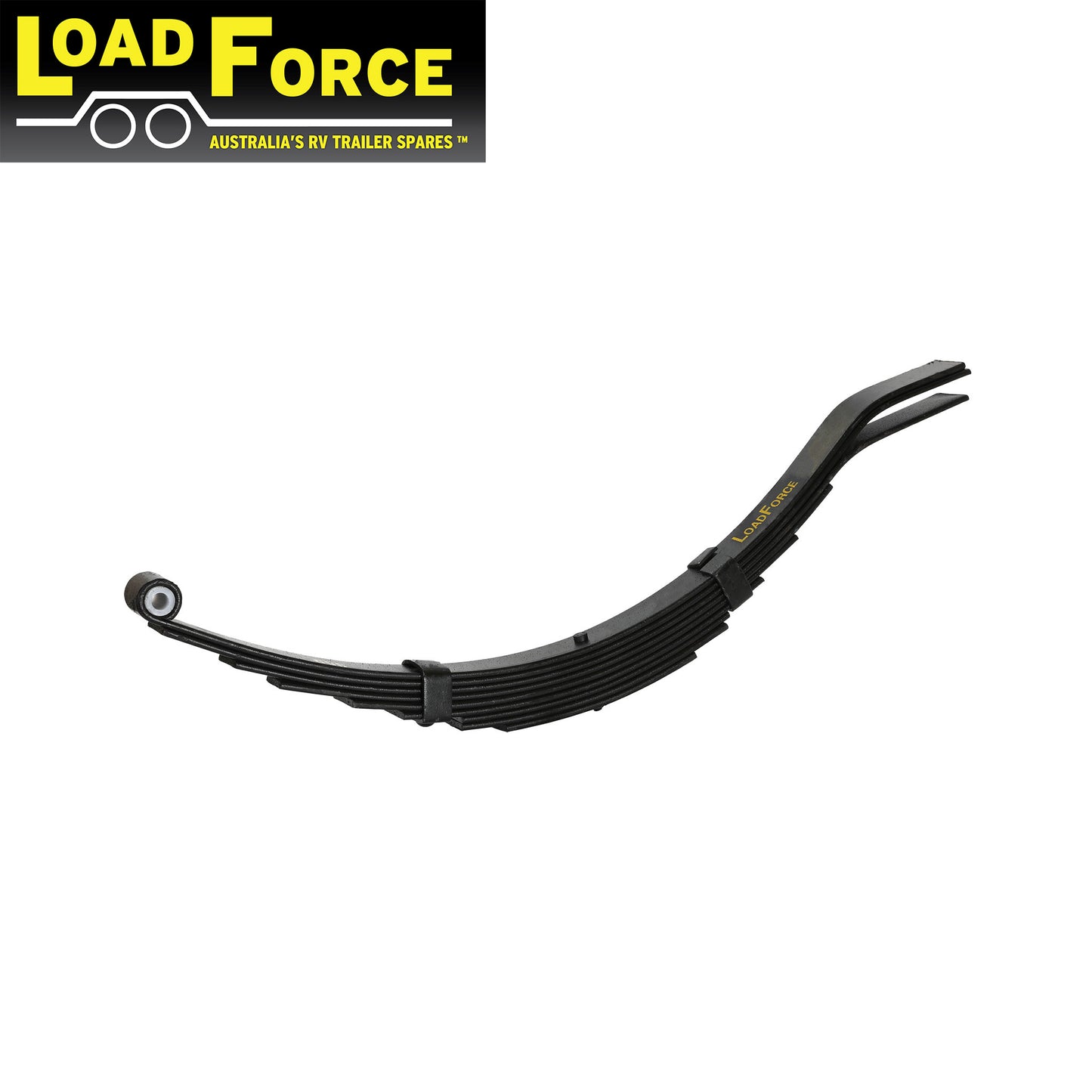 Slipper Spring 9 Leaf Black (1600kg rated per pair) - Trailer Spares Direct