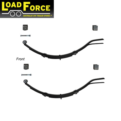 Slipper spring kit for 1000kg rated single axle trailer - Premium LoadForce - Trailer Spares Direct