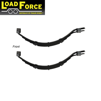 Slipper spring kit 1350kg rated single axle trailer - Premium LoadForce - Trailer Spares Direct