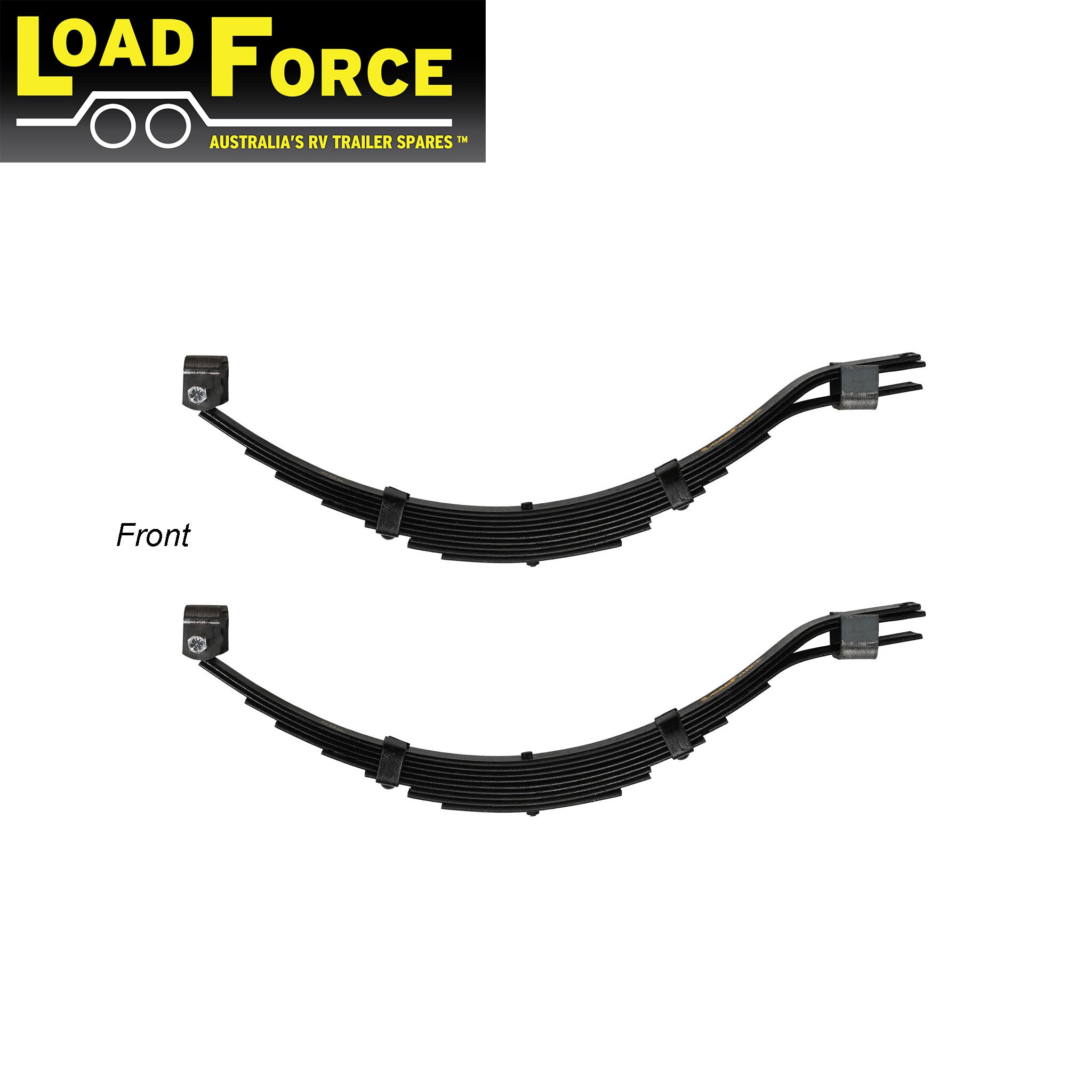 Slipper spring kit for 1600kg rated single axle trailer - Premium LoadForce