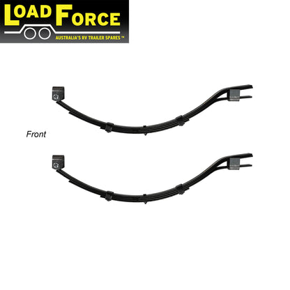 Slipper spring kit for 900kg rated single axle trailer - Premium LoadForce - Trailer Spares Direct