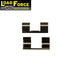 Stainless steel slide shims for LoadForce T35 and UFP DB35 brake caliper