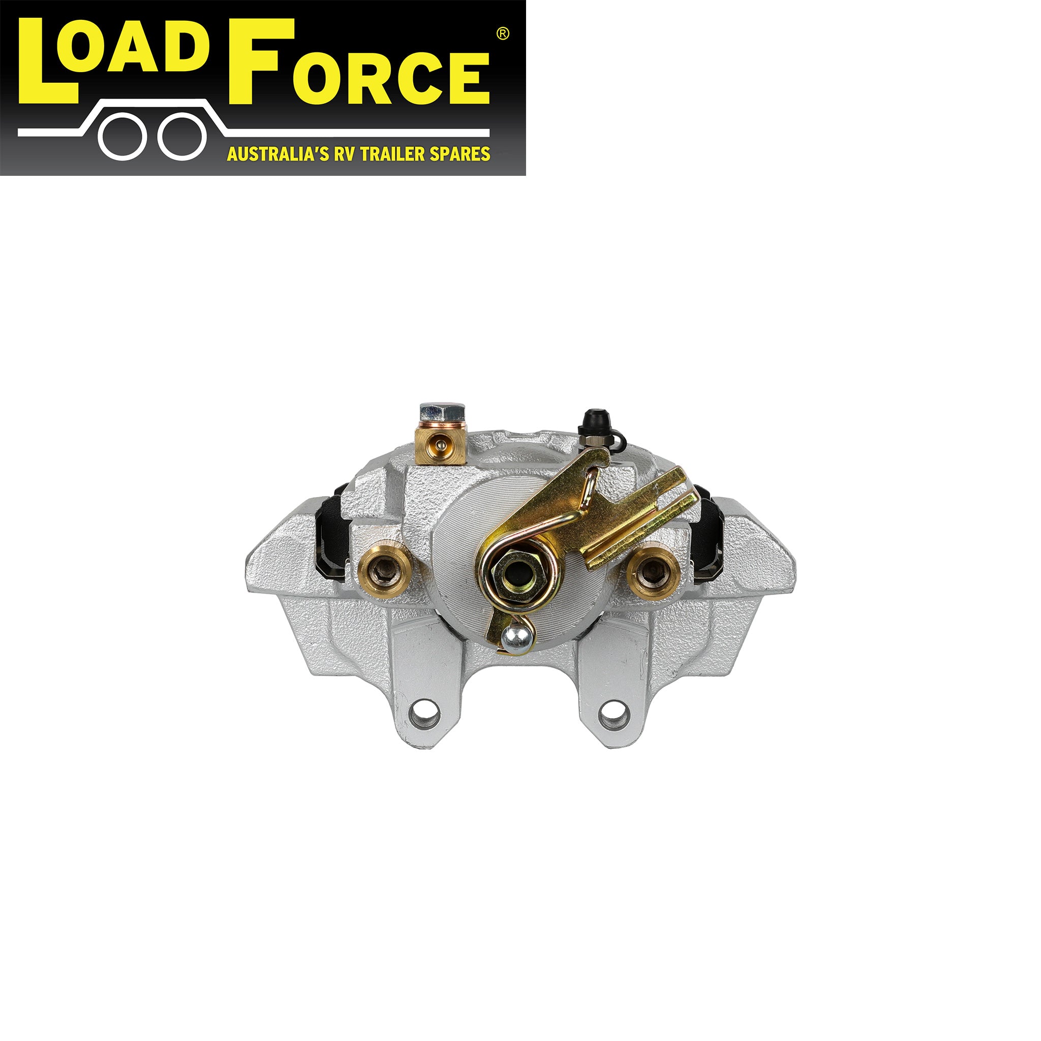 LoadForce T35 brake caliper left side with park brake