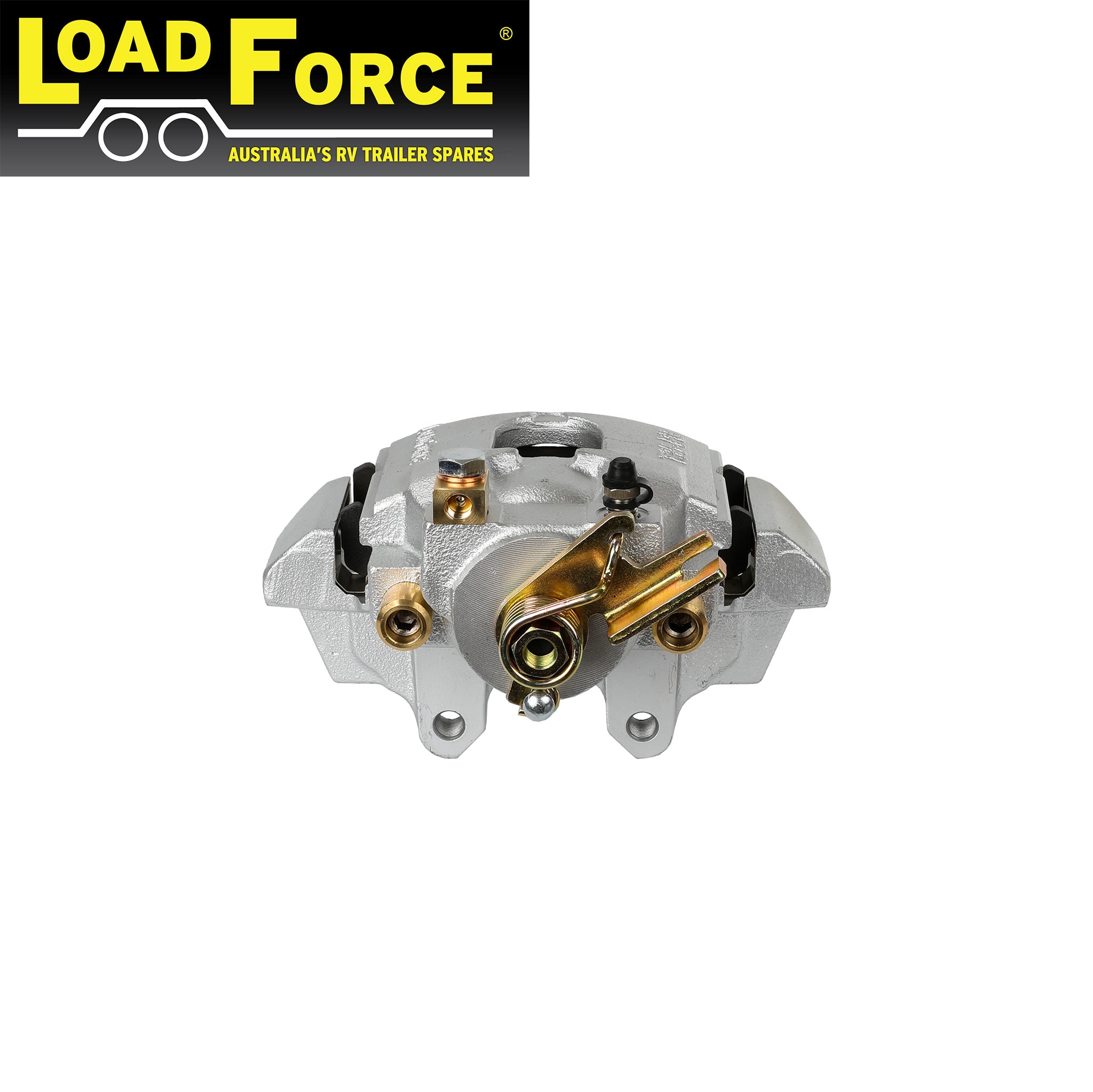 LoadForce T35 brake caliper left side with park brake