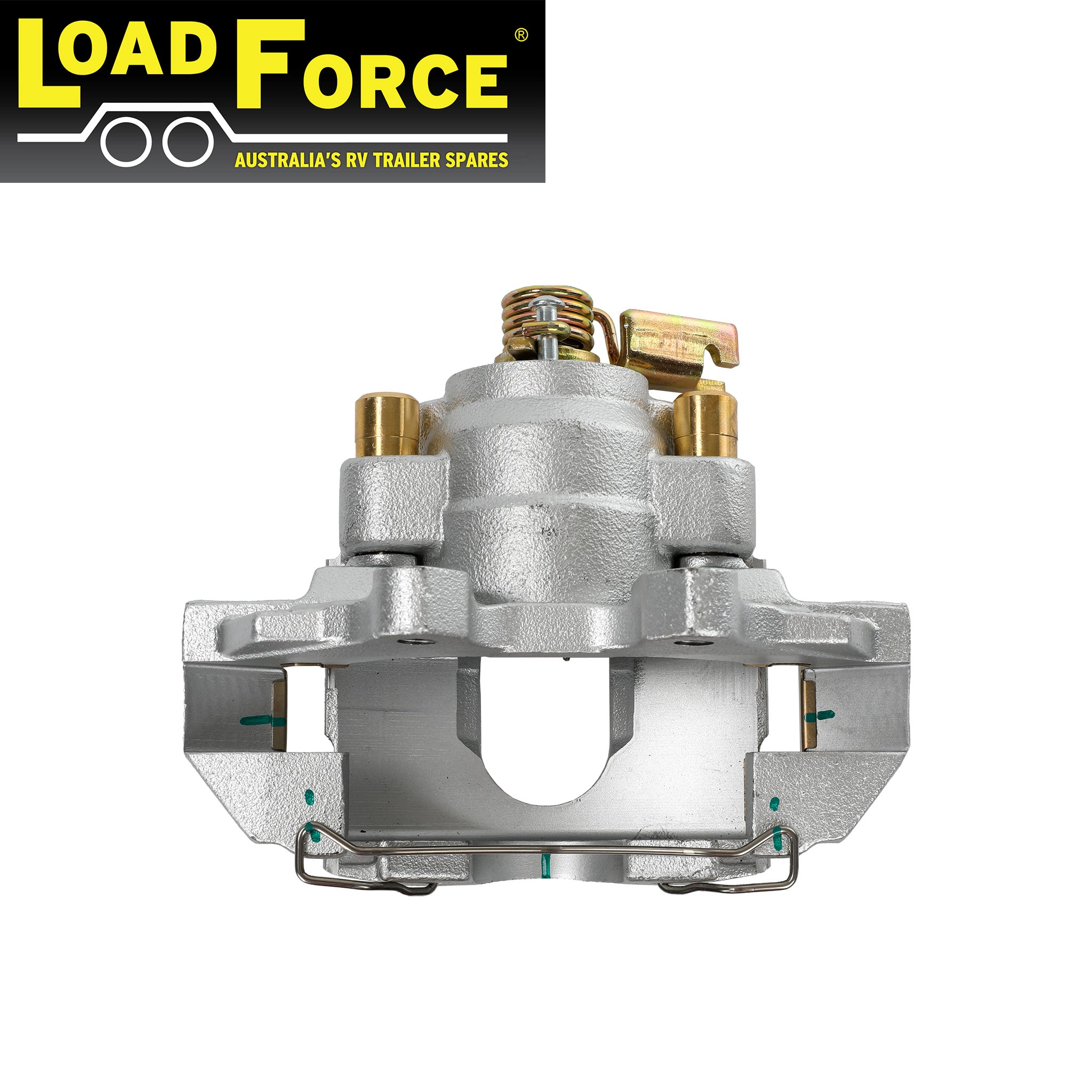 LoadForce T35 brake caliper left side with park brake