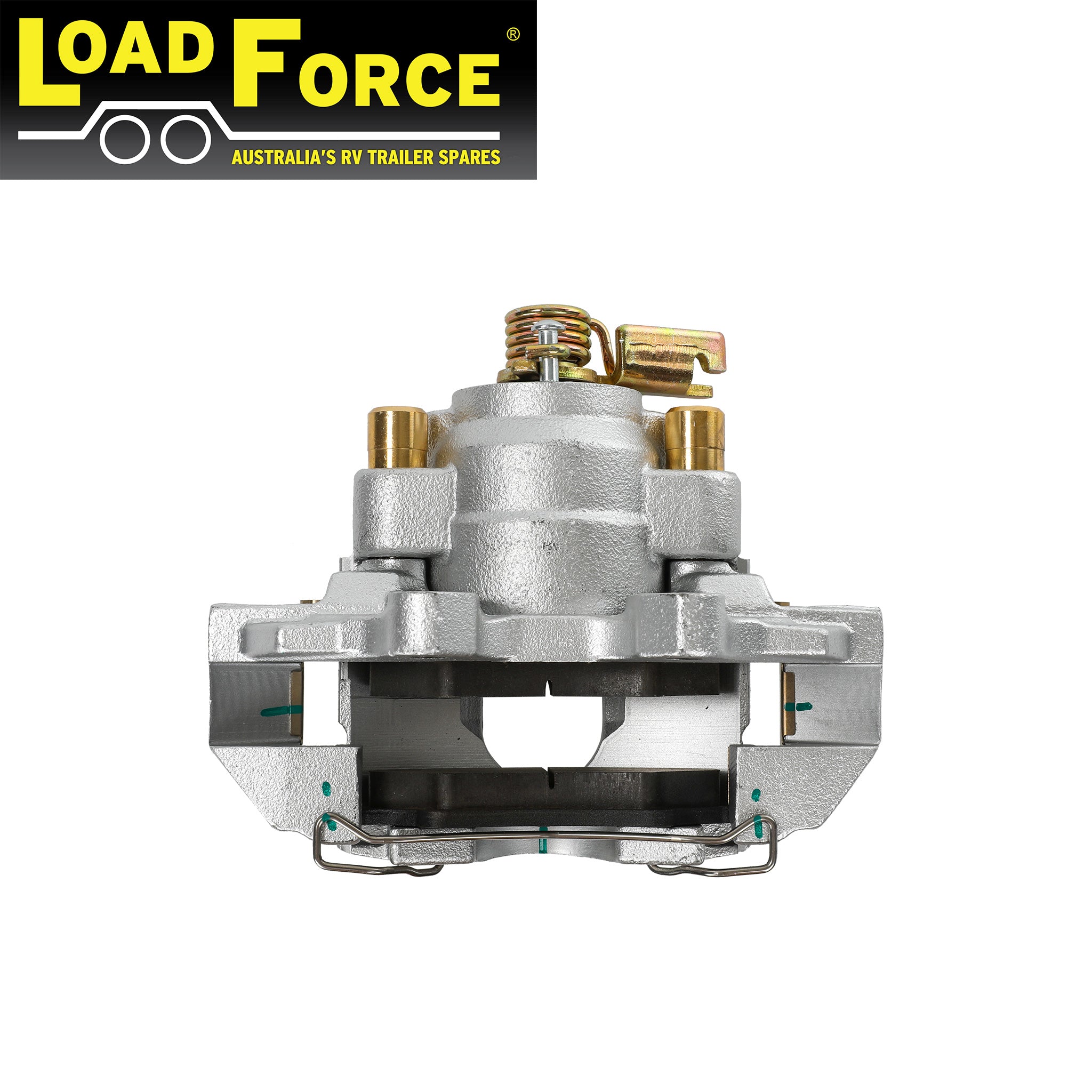 LoadForce T35 brake caliper left side with park brake
