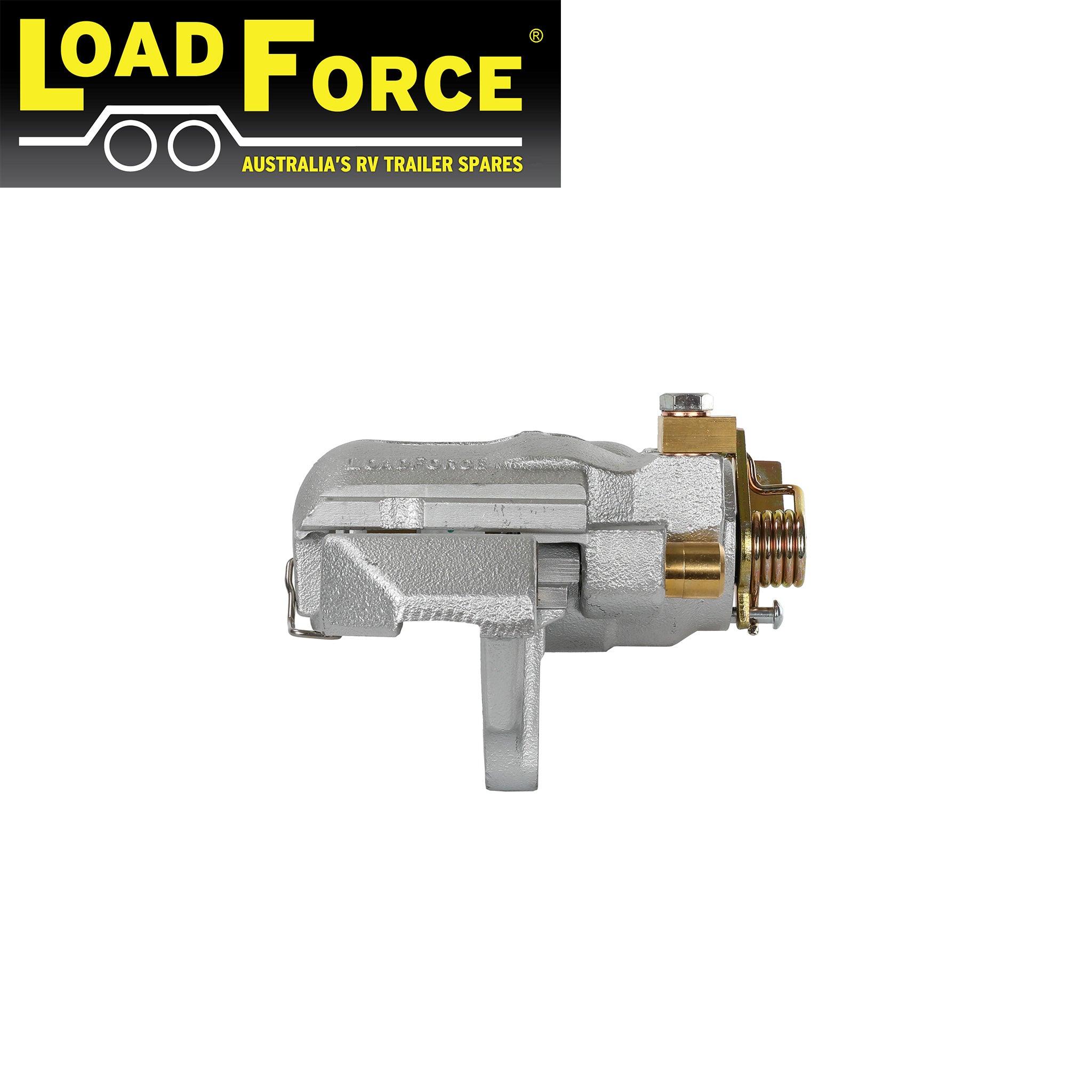LoadForce T35 brake caliper left side with park brake