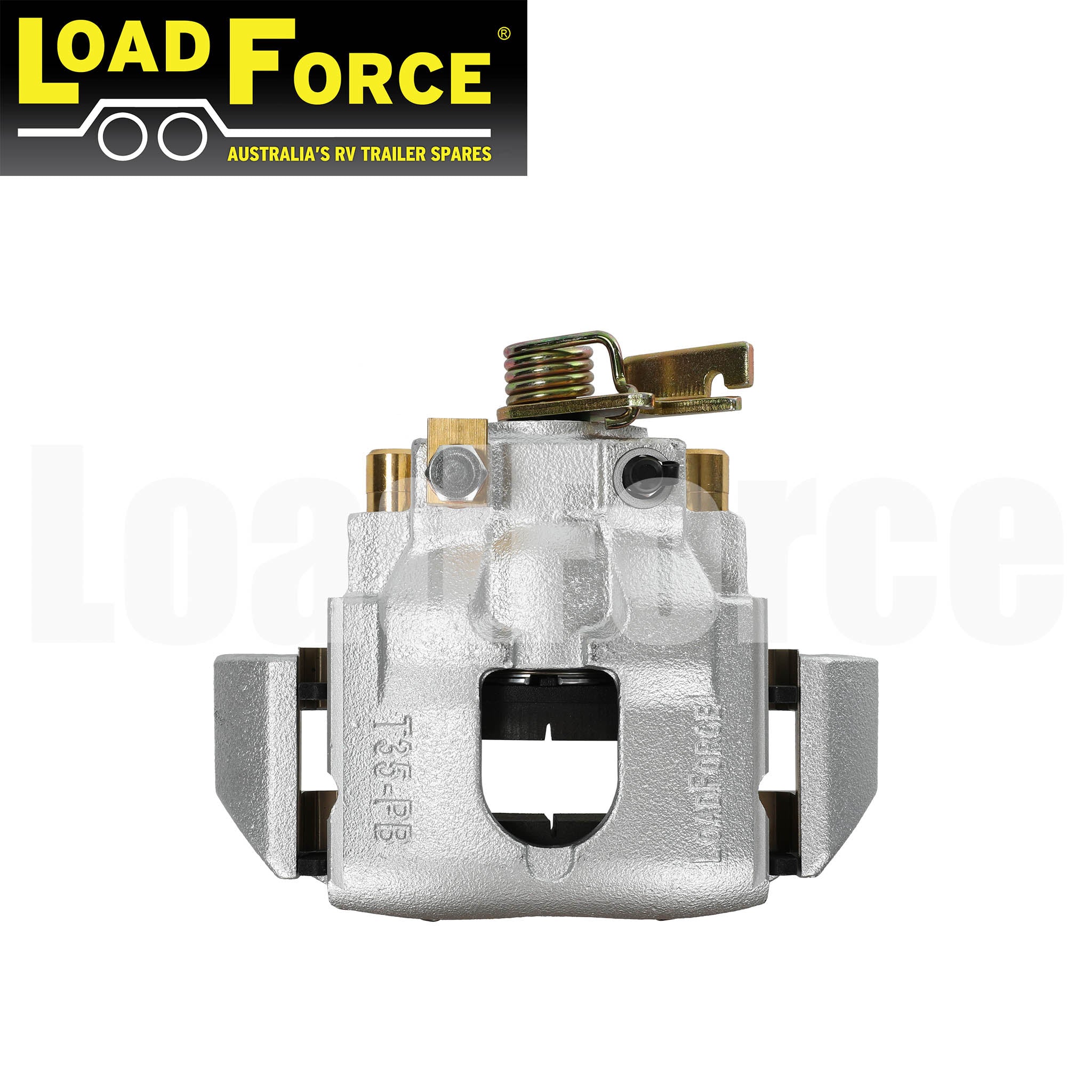 Loadforce t35 caliper with park brake top view