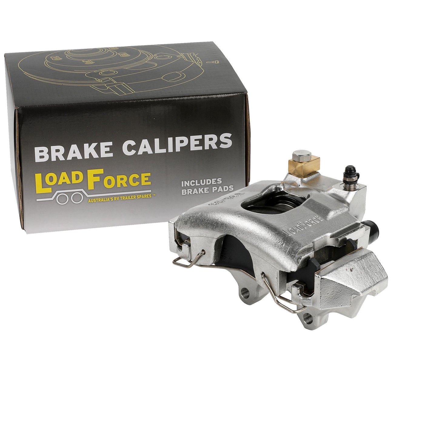 T35-SS stainless steel brake caliper (replaces UFP DB35) - Trailer Spares Direct
