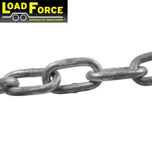 Trailer safety chain 13mm galvanised rated 3500kg - pre-cut 1000mm - Trailer Spares Direct