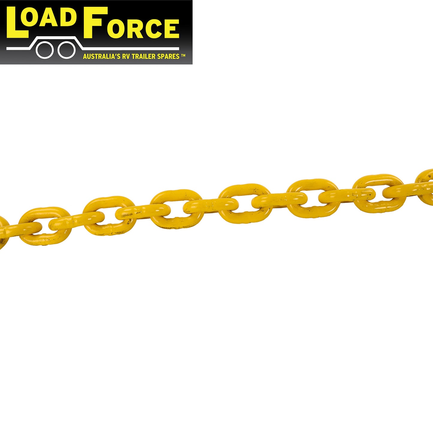 Trailer Safety Chain T grade (grade 80) rated to 5300kg - 1 metre length - Trailer Spares Direct