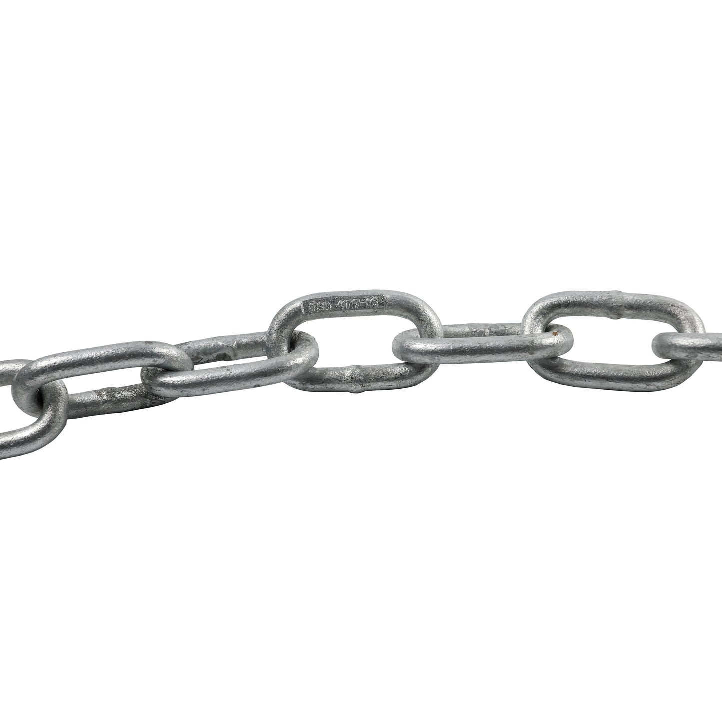 Trailer safety chain 8mm galvanised rated to 1600kg pre-cut to 1000mm