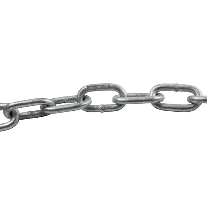 Trailer safety chain 8mm galvanised rated to 1600kg pre-cut to 1000mm