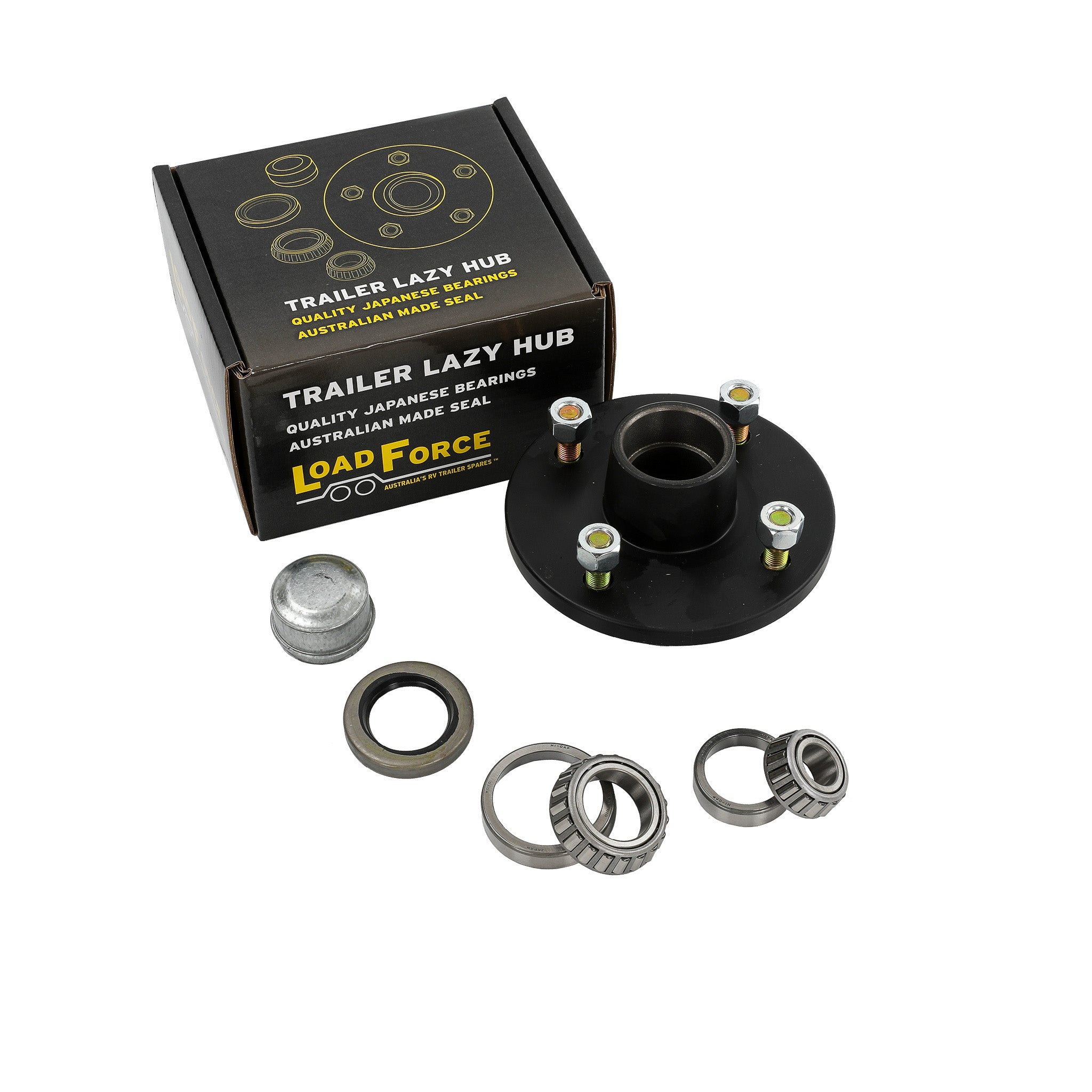 LoadForce Hub Assy 6inch Toyota 4 Stud LM Japan Bearing