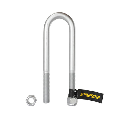 U Bolt suits 45mm Round Axle x 205mm long - Dacromet