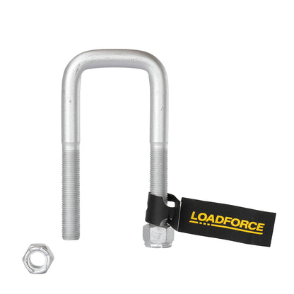 U Bolt suits 45mm Square Axle x 115mm long - Dacromet