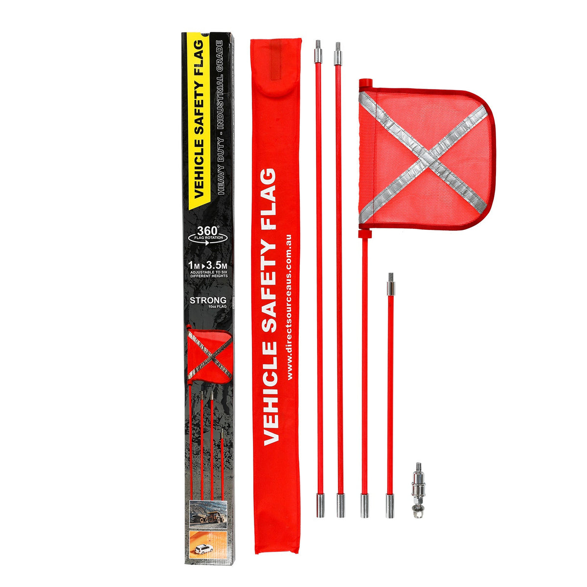 Vehicle Safety Flag Adjustable Height | Trailer Spares Direct – Trailer ...