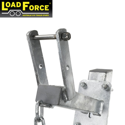 Winch post 3 x 3 inch heavy-duty for 75-100mm draw bar - Trailer Spares Direct