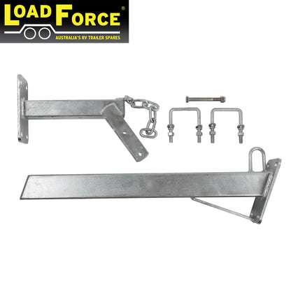 Winch post 3 x 3 inch heavy-duty for 75-100mm draw bar - Trailer Spares Direct