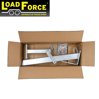Winch post 3 x 3 inch heavy-duty for 75-100mm draw bar - Trailer Spares Direct