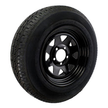 Steel Rim 14x5.5 inch Ford stud pattern (5 x 114.3mm PCD) with 850kg Tyre - White