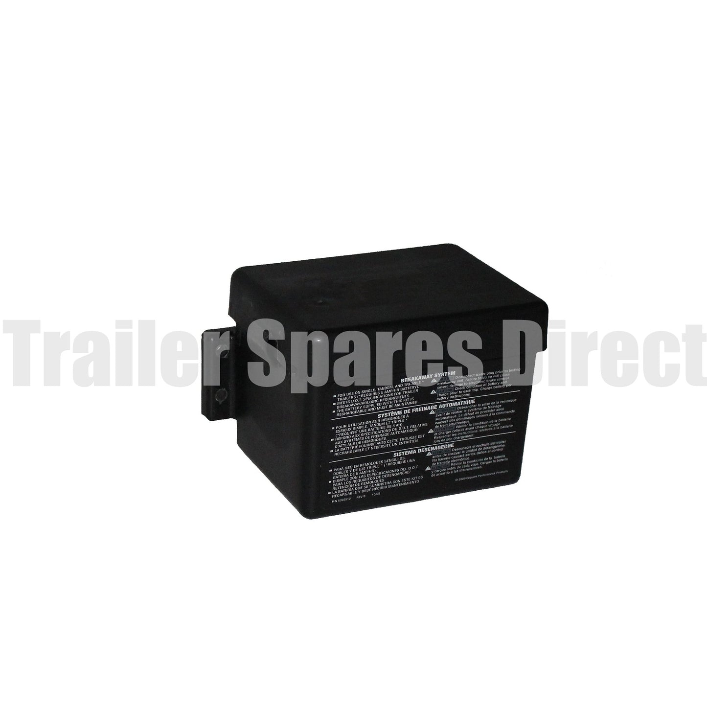 Replacement battery box for 5 amp battery breakaway - Trailer Spares Direct