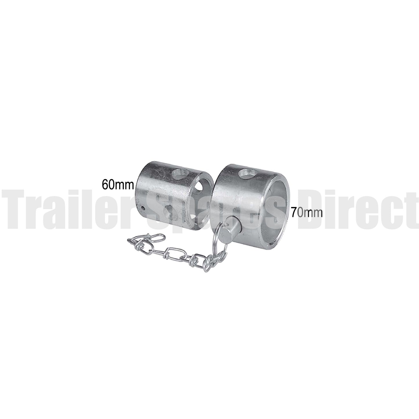 Heavy-duty weld-on chassis swing up detachable mounting tubes for landing legs - Trailer Spares Direct